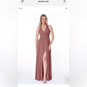 Azazie Jaclyn Dress in Dusty Rose